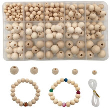 DIY-Zubehör – TATATOYIA – 220 Teile – 6 bis 14 mm – Braun