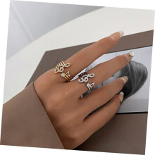 Musiknotenring, Damenring, offener Ring, Hochzeitsschmuck, Silber