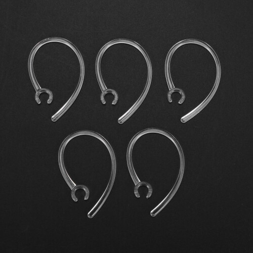 5x Universal Small Clamp  Ear Hook Loop Clip Replacement Clear 2