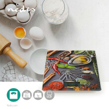 Balance de cuisine | Numérique | Verre / Plastique | Multicolore