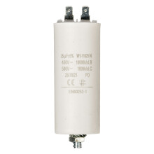 Kapacitor 450V + Earth 25.0uf / 450 v + Aarde