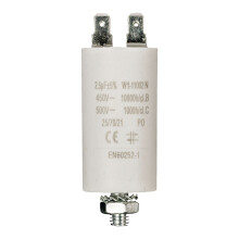 Kapacitor 450V + Earth 2.5uf / 450 v + Aarde