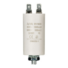 Kapacitor 450V + Earth 3.0uf / 450 v + Aarde