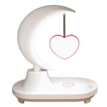 Bluetooth-luidspreker, LED-nachtlampje, draadloze telefoonoplader, slim Valentijnsdagcadeau, hartjes