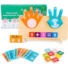 Montessori-rekenspelletjes voor kinderen van 3-6 jaar, tel- en leerspeelgoed, ideaal cadeau voor jongens en meisjes.
