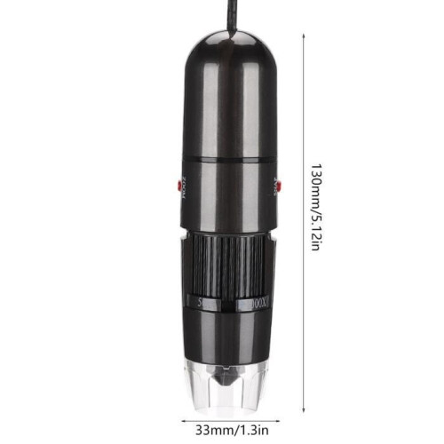 LANG 50-1000X digitale microscoop met USB, 8 LED-endoscoopcamera, vergrootglas met statief 2