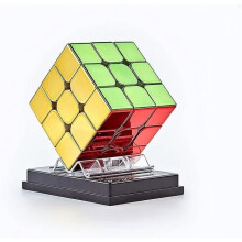 Magnetische speedcube van 3x3 met spiegel, soepel draaiende, glanzende puzzel, originele hersenkraker voor kinderen en volwassenen.
