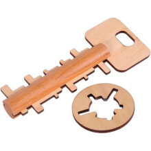 Puzzel - Kongming - Houten slot - IQ-test - 1 speler - Gemengd - Buiten