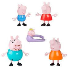 Speelgoed - HASBRO - Peppa Pig Auto - Rood - Inclusief figuurtje, beschermende portemonnee/hoes van PU-leer en magnetische meerkleurige