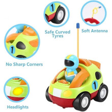 Op afstand bestuurbare auto - ZGEER - Racespeelgoed voor baby's en kinderen - Muziek en lichtjes - Groen
