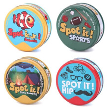 Bordspellen - Dobble Spot - Klassieke educatieve kaart - Hip Hop-design - Meerkleurig