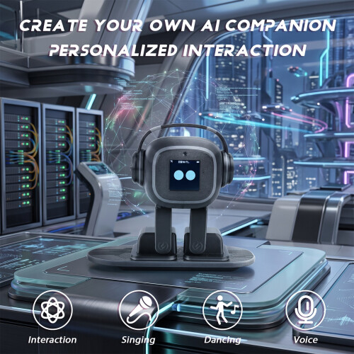 EMO AI Robot Multilingual  Chat, Interactive Assistant, Dancing Robot, Desktop Companion, Desktop Toy Gift 1