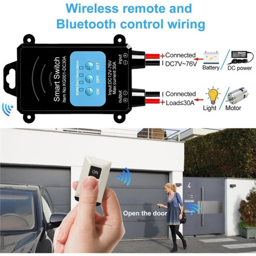 Wireless Remotes , Remote Control DC12-76V,Wireless Relay  Work for Agricultural Control 1