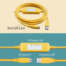 Flexible USB-ACAB230 for DELTA DVP PLC Programming Cable USB-DVP Download Cable USB to RS232 Adapter for PLC Download
