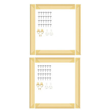 2 Pcs DIY Canvas Stretcher Bars 16x20 Inch Canvas Frame, Sturdy Stretcher Frames for Oil Paintings, Prints, Paint
