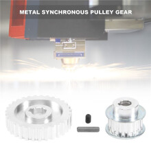 2Pcs Metal Synchronous Pulley Gear Motor Belt Gear Drive Wheel Gear S/N Cj0618 Lathe Gears , Metal Cutting Machine Gears