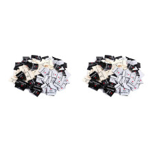 300 PZ Fatti Un Mano Sew- Tessuto Etichette di Abbigliamento Cucito Crafting Tessuto Tag per I Vestiti Bambole Cappelli Scarpe Artigianato di Cucito
