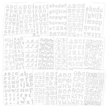 20Pack Letter and Number Stencils Reusable Alphabet Stencils Journal Supplies Templates for Kids Drawing