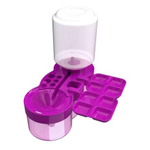 Paint Brush Washer Paint Brush and Paint Washer Press and Drain Automatic Water Filling Brush Cleaner