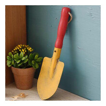 (yellow) Kid Planting Small Iron Shovel Spade Artware Photography Prop