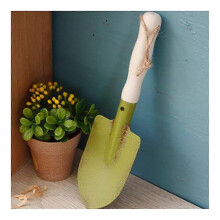 (green) Kid Planting Small Iron Shovel Spade Artware Photography Prop