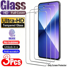 (Galaxy A57 5G) Screen Protector:3pcs Ultra HD Tempered Glass Film for Samsung Galaxy A57 A56 A55 A35 A36 A37 Scratch Resistant Bubble