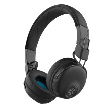 JLab Studio Wireless On-Ear Headphones, Black, 30+ Hour Bluetooth 5 Playtime, EQ3 Sound, Ultra-Plush Faux Leather & Cloud Foam Cushions, Track and