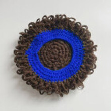 (Blue)Infant Sun Sunhat With Soft Woolen Material And Trendy Style For Boys Girls And