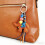Adorable Handcrafted Wool Felt Elephant Keychain With-Coffee 9