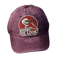 Moderne bestickte Baseballkappe mit Buchstaben, Unisex,-Lila