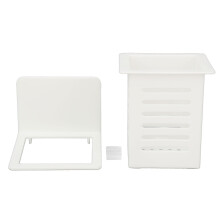 Robusto organizer da appendere per armadio e bagno, ripiano multifunzione espandibile con comode soluzioni di stoccaggio, design impermeabile con