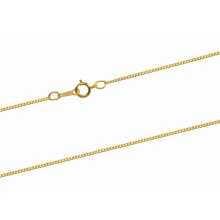 (18"/45cm, 1.2mm) 14ct Gold Fileld Curb Necklace Chain