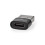 USB-A adaptér | USB 2.0 | USB-A samec | USB-C Female | 480 Mbps | Kulatý | Poniklovaný | Černá | Box 2