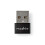 USB-A adaptér | USB 2.0 | USB-A samec | USB-C Female | 480 Mbps | Kulatý | Poniklovaný | Černá | Box 5