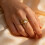 Tassels Open Rings Double Layer Adjustable Rings-Gold-color 10