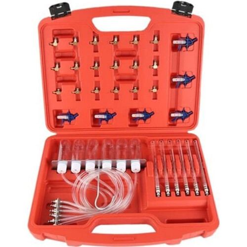 WISS Common Rail Injector Flow Test Kit en 24 Diesel Adapters