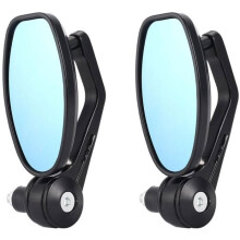 CCYKXA Motorfiets Achteruitkijkspiegel, Achteruitrijspiegel, 22 mm Stuurspiegel, Volledig Aluminium