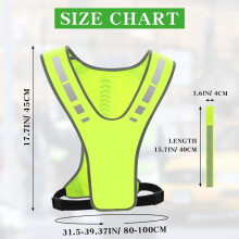Reflecterend vest met hoge zichtbaarheid, reflecterend vest en armband, fluorescerend veiligheidsjack, fluorescerende reflecterende