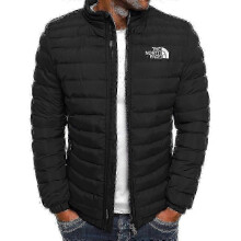 (M, grey) w Autumn Winter Men Down Jacket Cotton Soft Man Down Jackets Leisure Male Clothes Coat