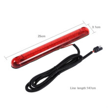 Universeel rood remlicht met 24 LED's voor auto's, derde remlicht voor montage op de bovenverdieping, achterlicht, 12V