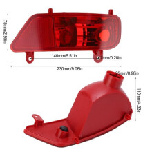 Vervangend accessoire voor de achterste mistlamp van een 3008 5008 uit 2009-2016, rechtsachter.