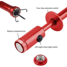 Magnetische grijper - MICH - 4 klauwen - Geïntegreerde LED - Lengte 620 mm - Flexibel - Krachtige magneet