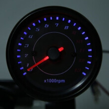 Universele motorfiets snelheidsmeter, kilometerteller, toerenteller, meter