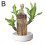 (B, B) Groot Lucky Wood Hydroponic Plant Pot, Modern Decorative Office Home_w 1