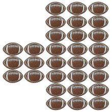 30PCS Iron-On Rugby Patches for Clothes, Backpacks, & Trucker Hats