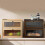(Wood) z Wooden Bread Storage Container Bin 2 Layer Breadbox Holder Food Organizer 4