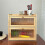 (Wood) z Wooden Bread Storage Container Bin 2 Layer Breadbox Holder Food Organizer 2