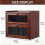 (Brown) z Wooden Bread Storage Container Bin 2 Layer Breadbox Holder Food Organizer 5