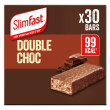 SlimFast • Meal Replacement Snack Bar • Double Chocolate Flavour • Just 99 Calor