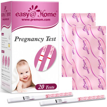 Easy@Home 20 Pregnancy Test Strips for Early Detection, Premom App Support